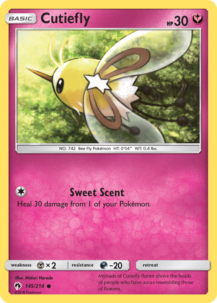 Cutiefly (145/214) [Sun & Moon: Lost Thunder] | Kessel Run Games Inc. 