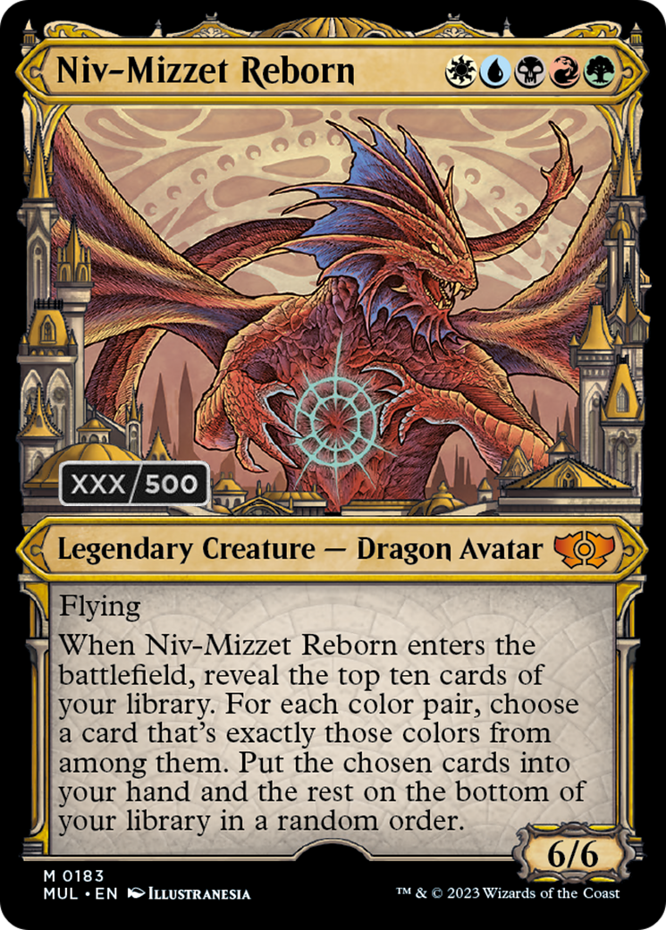 Niv-Mizzet Reborn (Serialized) [Multiverse Legends] | Kessel Run Games Inc. 
