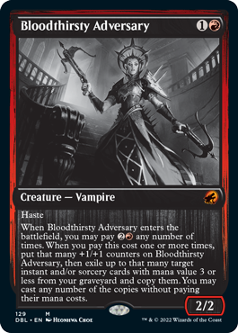 Bloodthirsty Adversary [Innistrad: Double Feature] | Kessel Run Games Inc. 