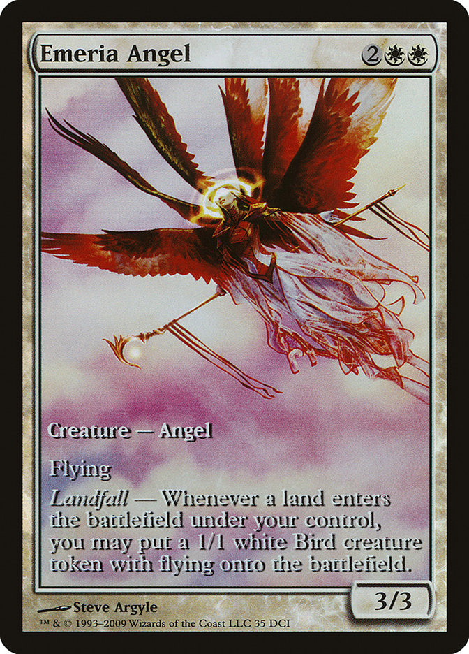 Emeria Angel (Game Day) (Extended Art) [Zendikar Promos] | Kessel Run Games Inc. 