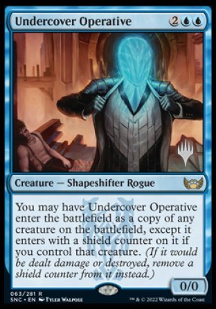 Undercover Operative (Promo Pack) [Streets of New Capenna Promos] | Kessel Run Games Inc. 