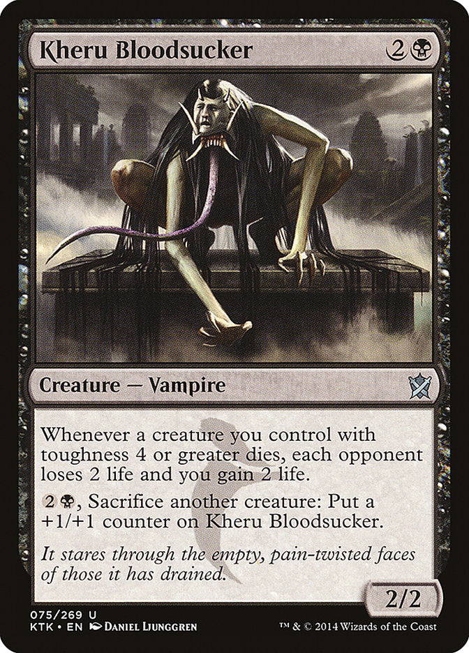 Kheru Bloodsucker [Khans of Tarkir] | Kessel Run Games Inc. 