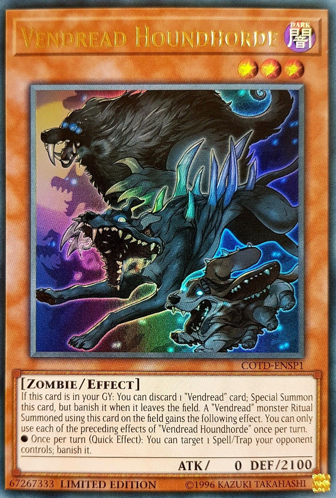 Vendread Houndhorde [COTD-ENSP1] Ultra Rare | Kessel Run Games Inc. 