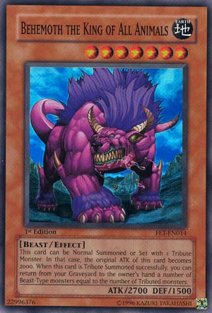 Behemoth the King of All Animals [FET-EN014] Super Rare | Kessel Run Games Inc. 