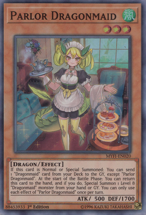 Parlor Dragonmaid [MYFI-EN020] Super Rare | Kessel Run Games Inc. 