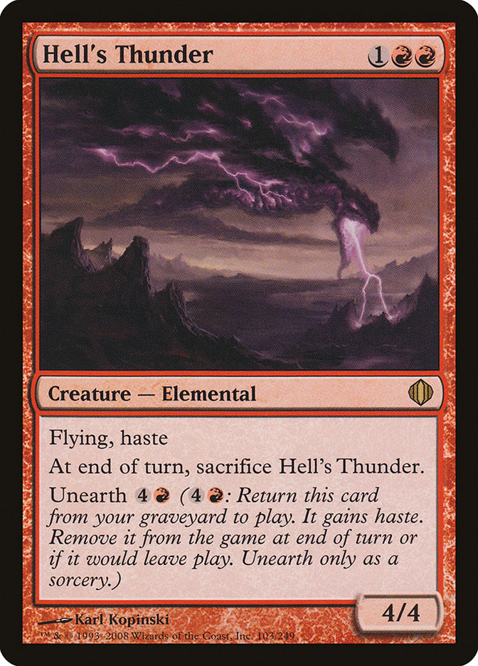 Hell's Thunder [Shards of Alara] | Kessel Run Games Inc. 