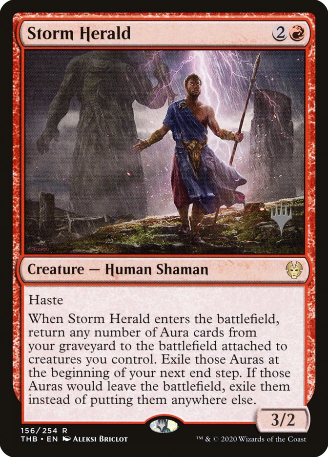 Storm Herald (Promo Pack) [Theros Beyond Death Promos] | Kessel Run Games Inc. 