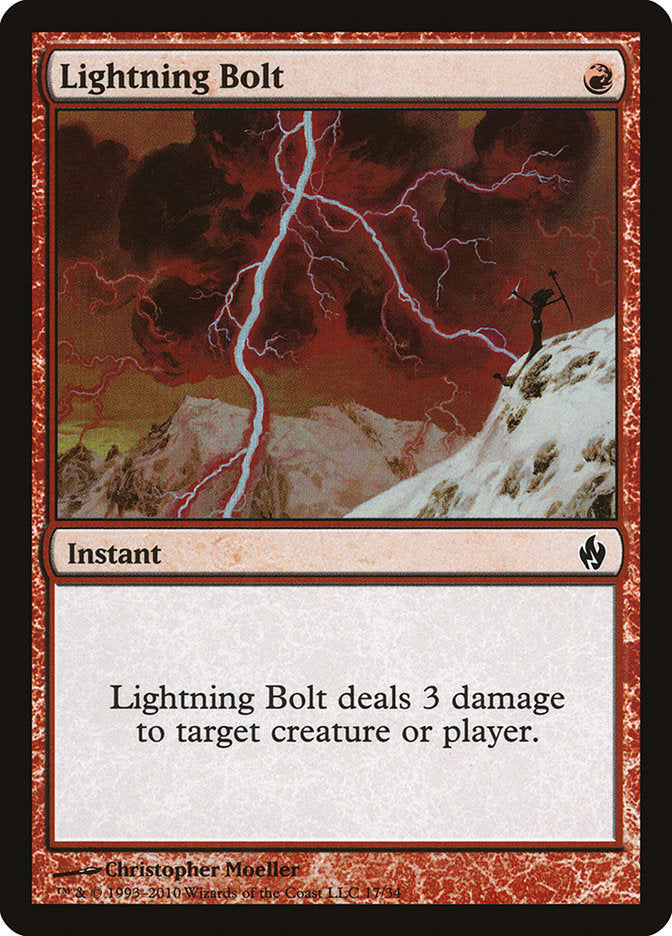 Lightning Bolt [Premium Deck Series: Fire and Lightning] | Kessel Run Games Inc. 