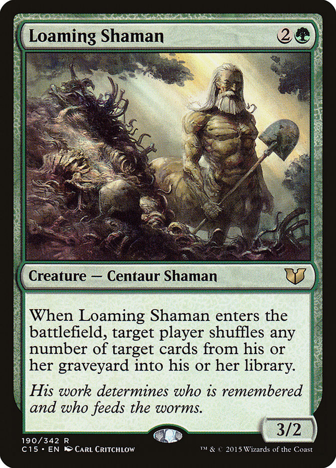 Loaming Shaman [Commander 2015] | Kessel Run Games Inc. 