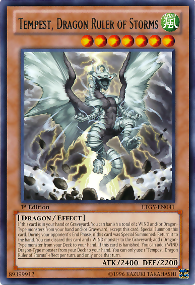 Tempest, Dragon Ruler of Storms [LTGY-EN041] Rare | Kessel Run Games Inc. 