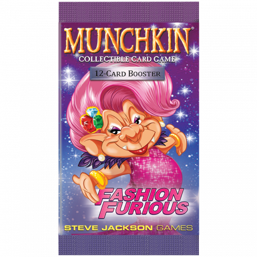 Munchkin Collectible Card Game: Fashion Furious Booster Pack | Kessel Run Games Inc. 