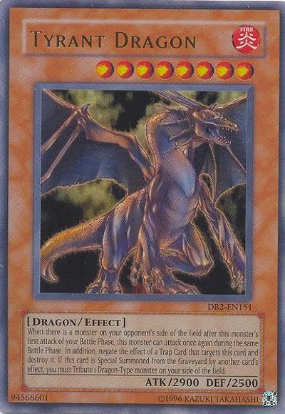 Tyrant Dragon [DB2-EN151] Ultra Rare | Kessel Run Games Inc. 