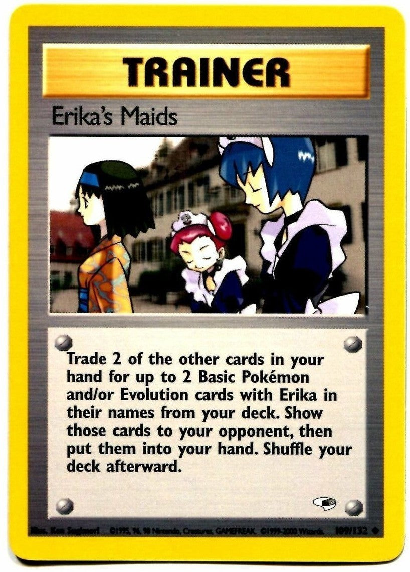 Erika's Maids (109/132) [Gym Heroes Unlimited] | Kessel Run Games Inc. 