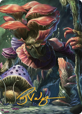 Myconid Spore Tender Art Card (Gold-Stamped Signature) [Commander Legends: Battle for Baldur's Gate Art Series] | Kessel Run Games Inc. 