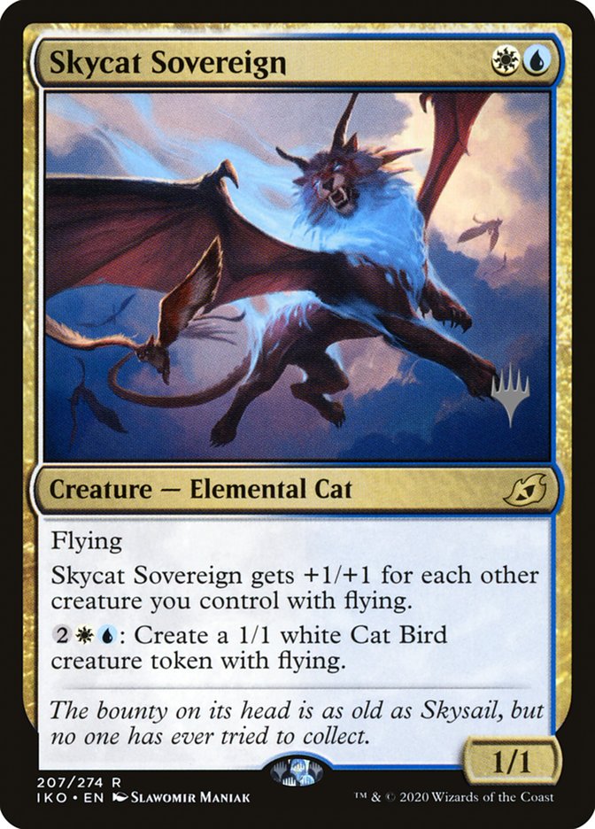 Skycat Sovereign (Promo Pack) [Ikoria: Lair of Behemoths Promos] | Kessel Run Games Inc. 