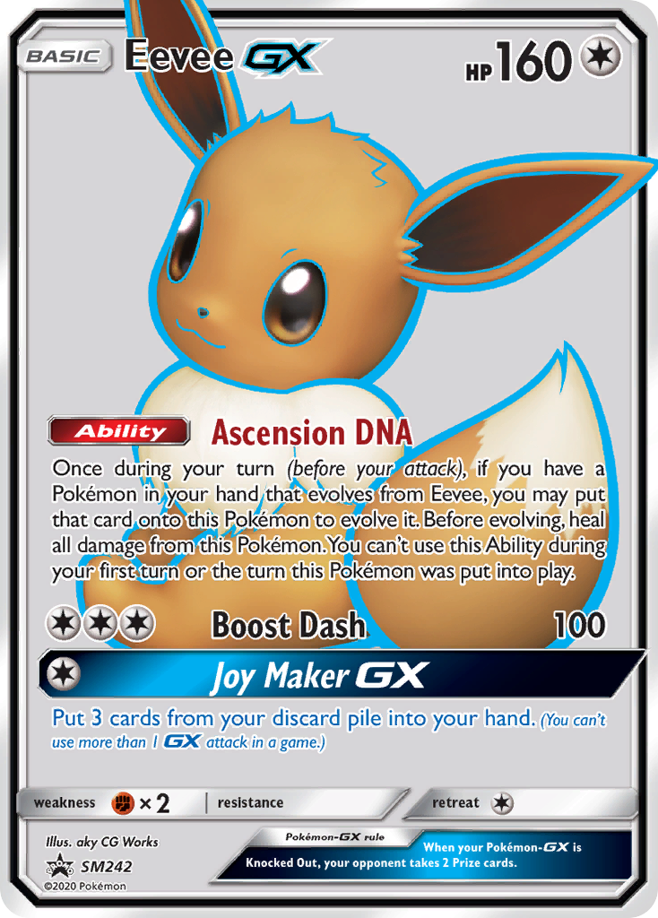 Eevee GX (SM242) [Sun & Moon: Black Star Promos] | Kessel Run Games Inc. 