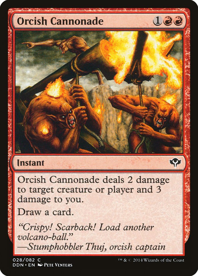 Orcish Cannonade [Duel Decks: Speed vs. Cunning] | Kessel Run Games Inc. 