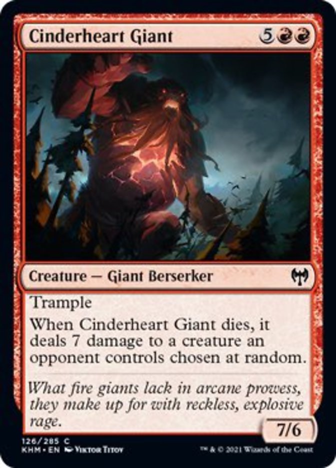 Cinderheart Giant [Kaldheim] | Kessel Run Games Inc. 