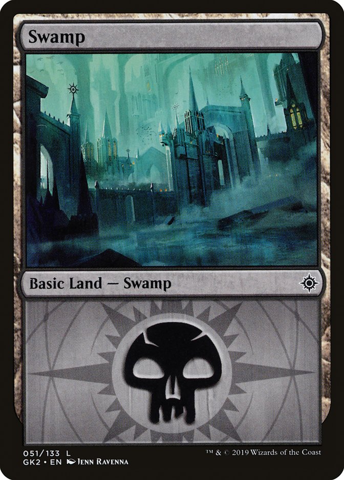 Swamp (51) [Ravnica Allegiance Guild Kit] | Kessel Run Games Inc. 