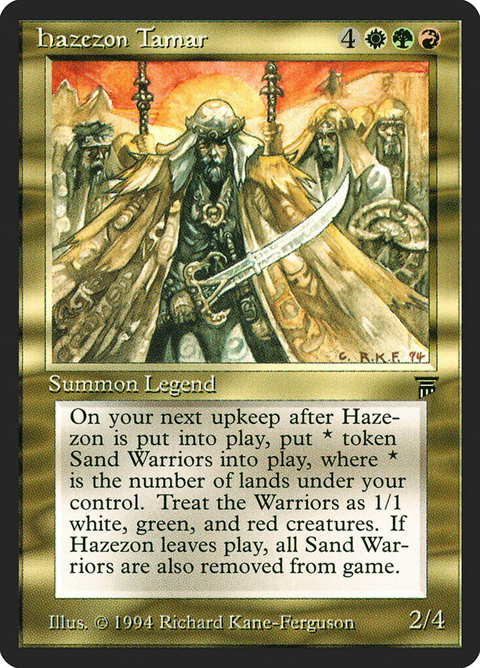 Hazezon Tamar [Legends] | Kessel Run Games Inc. 