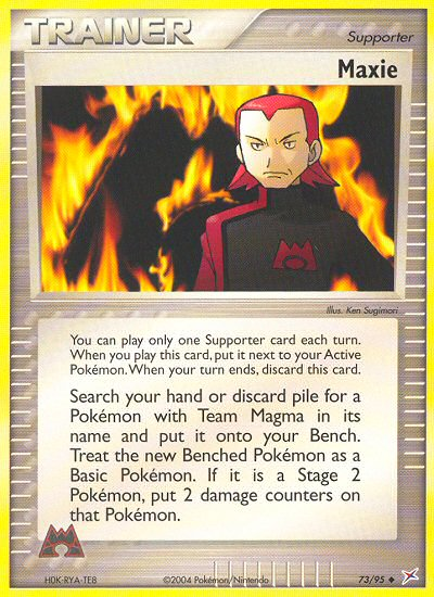 Maxie (73/95) [EX: Team Magma vs Team Aqua] | Kessel Run Games Inc. 