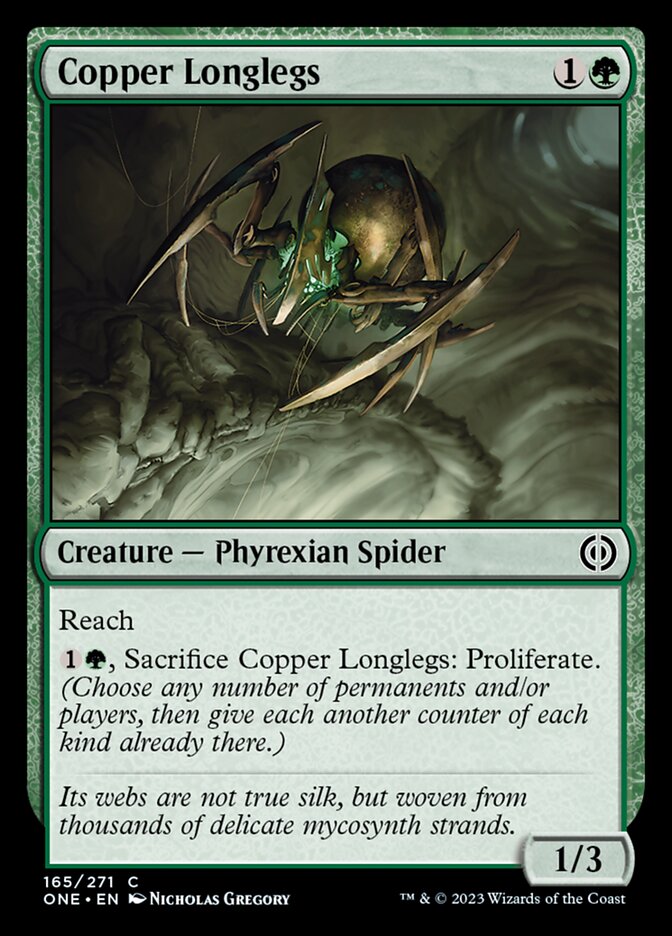 Copper Longlegs [Phyrexia: All Will Be One] | Kessel Run Games Inc. 