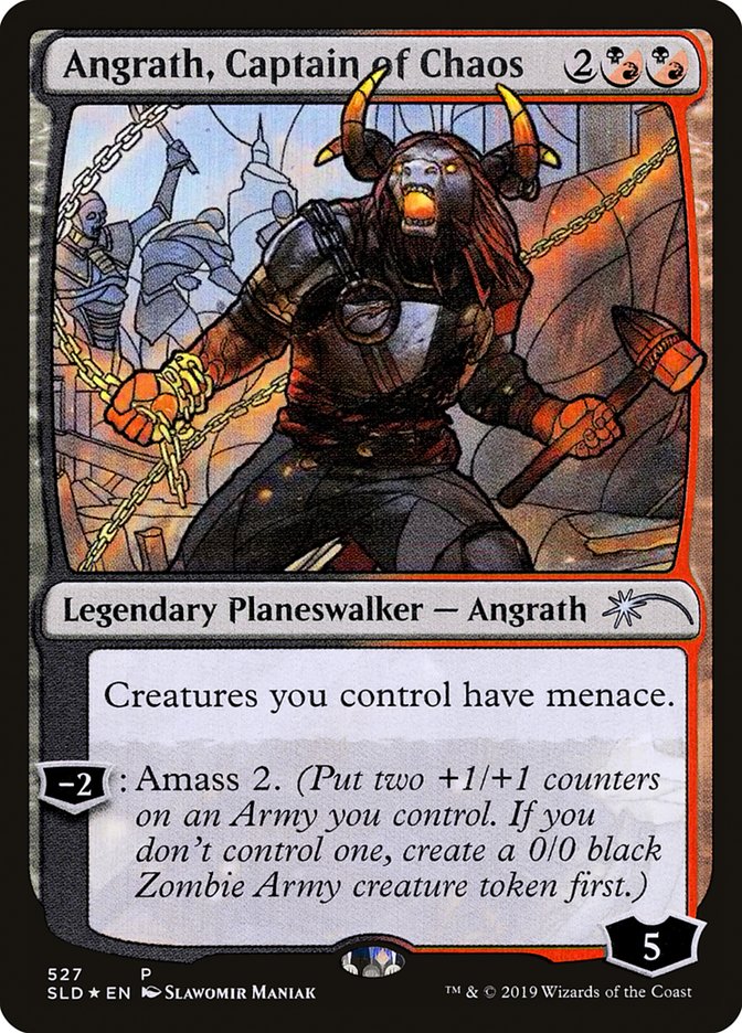 Angrath, Captain of Chaos (Stained Glass) [Secret Lair Drop Promos] | Kessel Run Games Inc. 
