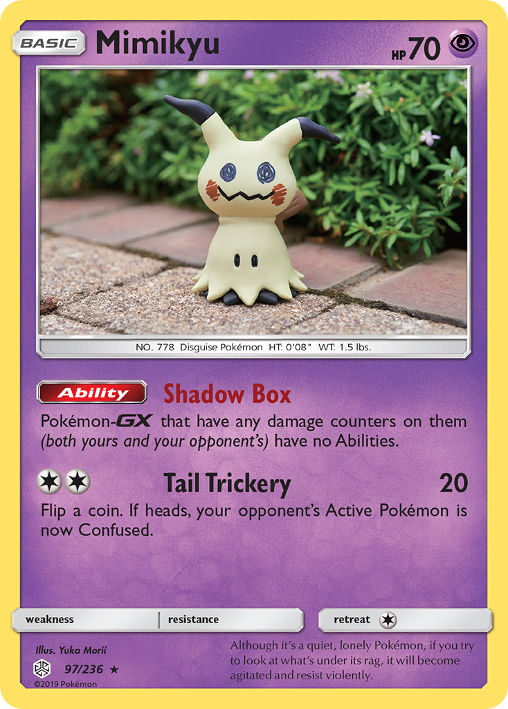 Mimikyu (97/236) [Sun & Moon: Cosmic Eclipse] | Kessel Run Games Inc. 