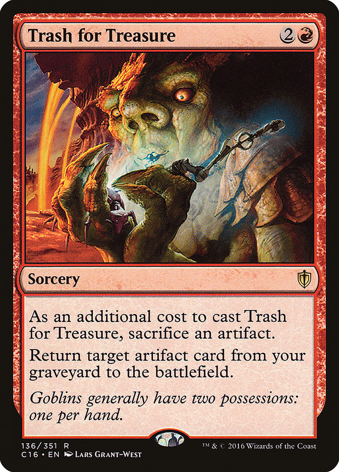 Trash for Treasure [Commander 2016] | Kessel Run Games Inc. 