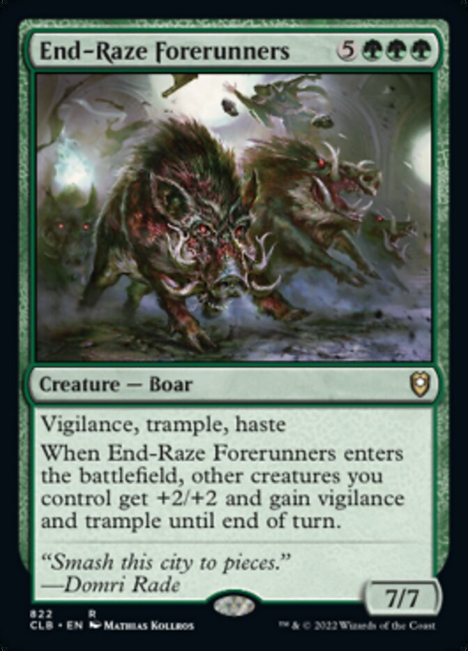 End-Raze Forerunners [Commander Legends: Battle for Baldur's Gate] | Kessel Run Games Inc. 