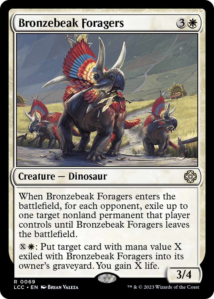 Bronzebeak Foragers [The Lost Caverns of Ixalan Commander] | Kessel Run Games Inc. 