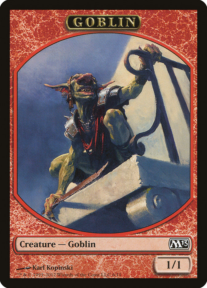 Goblin Token [Magic 2013 Tokens] | Kessel Run Games Inc. 