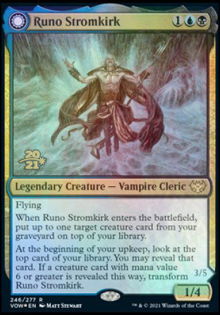Runo Stromkirk // Krothuss, Lord of the Deep [Innistrad: Crimson Vow Prerelease Promos] | Kessel Run Games Inc. 