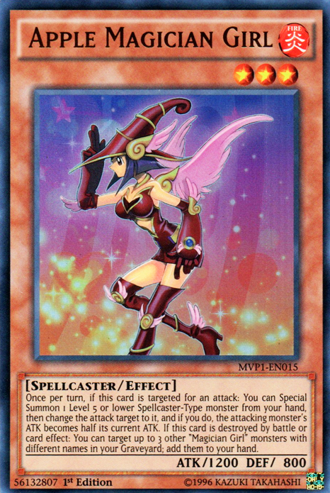 Apple Magician Girl [MVP1-EN015] Ultra Rare | Kessel Run Games Inc. 