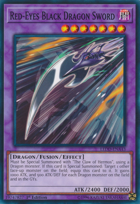 Red-Eyes Black Dragon Sword [LEDD-ENA43] Common | Kessel Run Games Inc. 