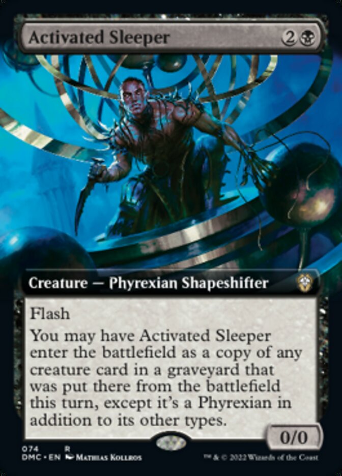 Activated Sleeper (Extended Art) [Dominaria United Commander] | Kessel Run Games Inc. 