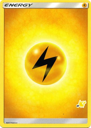 Lightning Energy (Pikachu Stamp #27) [Battle Academy 2020] | Kessel Run Games Inc. 