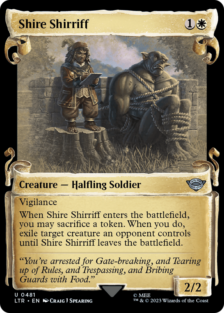 Shire Shirriff [The Lord of the Rings: Tales of Middle-Earth Showcase Scrolls] | Kessel Run Games Inc. 