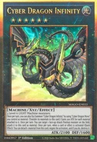 Cyber Dragon Infinity (Alternate Art) [MAGO-EN033] Gold Rare | Kessel Run Games Inc. 