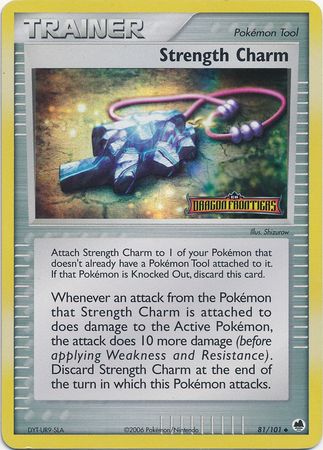 Strength Charm (81/101) (Stamped) [EX: Dragon Frontiers] | Kessel Run Games Inc. 