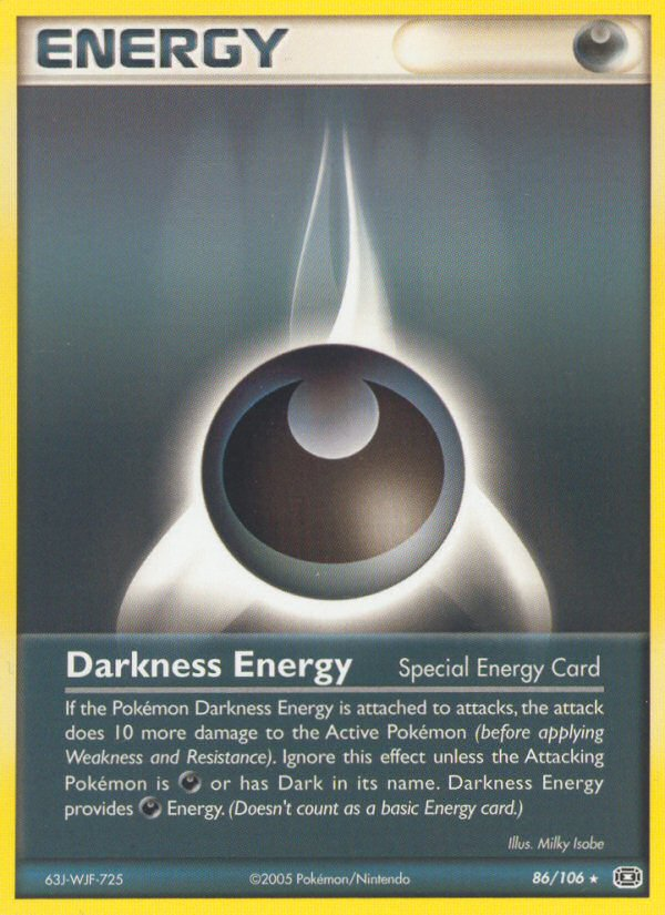 Darkness Energy (86/106) [EX: Emerald] | Kessel Run Games Inc. 