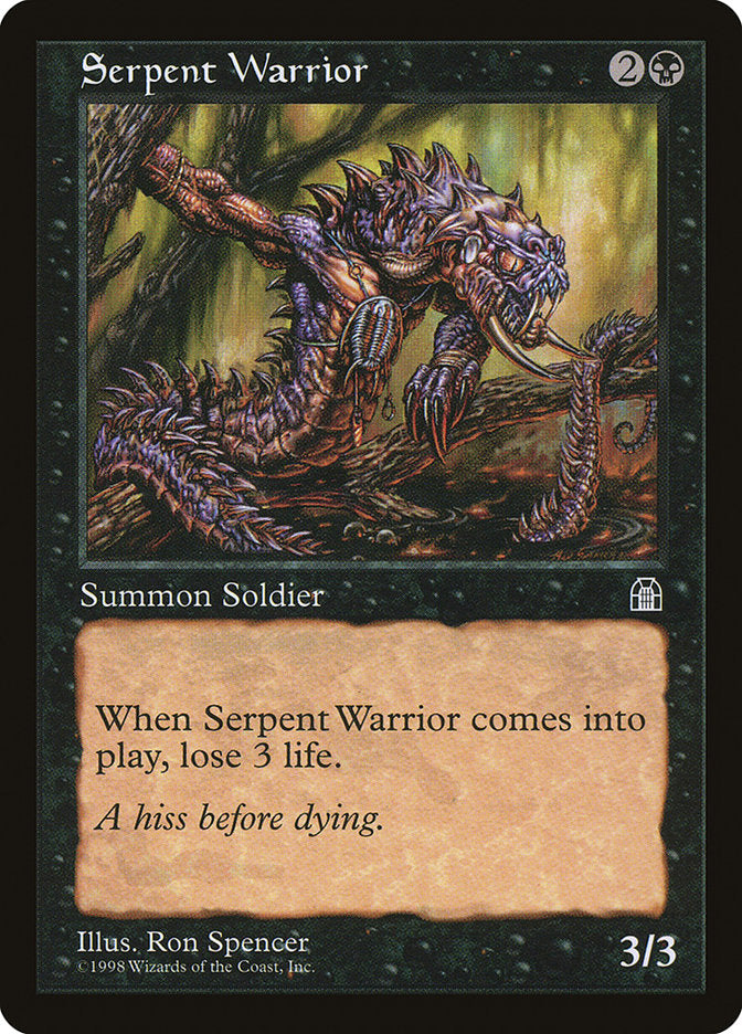 Serpent Warrior [Stronghold] | Kessel Run Games Inc. 