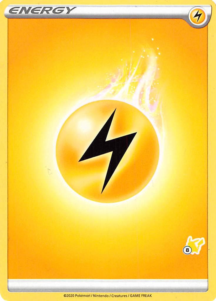 Lightning Energy (Pikachu Stamp #8) [Battle Academy 2022] | Kessel Run Games Inc. 