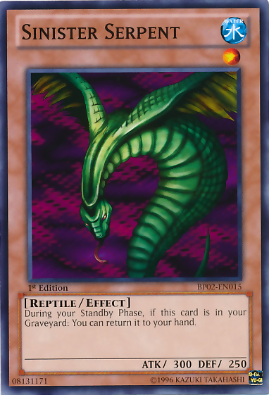 Sinister Serpent [BP02-EN015] Common | Kessel Run Games Inc. 
