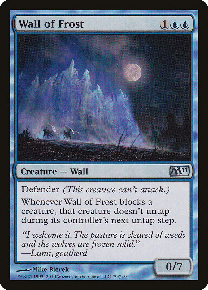 Wall of Frost [Magic 2011] | Kessel Run Games Inc. 