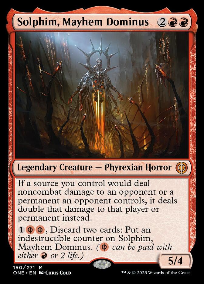 Solphim, Mayhem Dominus [Phyrexia: All Will Be One] | Kessel Run Games Inc. 