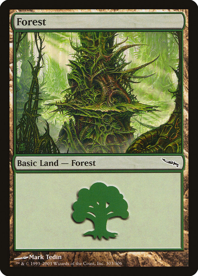 Forest (303) [Mirrodin] | Kessel Run Games Inc. 