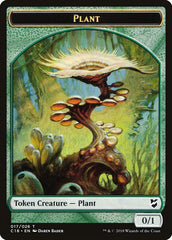 Beast (013) // Plant Double-Sided Token [Commander 2018 Tokens] | Kessel Run Games Inc. 