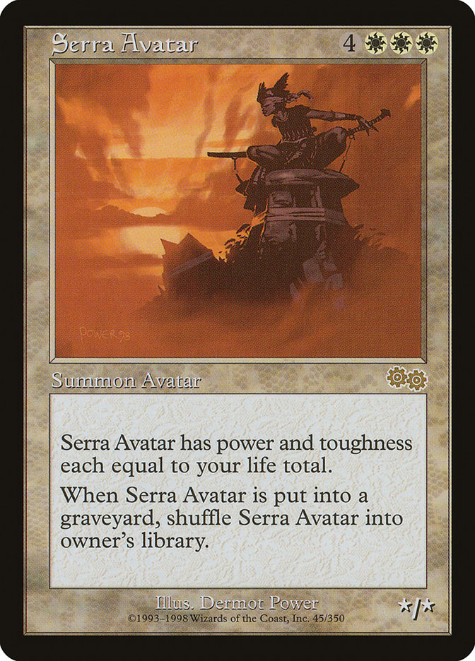 Serra Avatar [Urza's Saga] | Kessel Run Games Inc. 