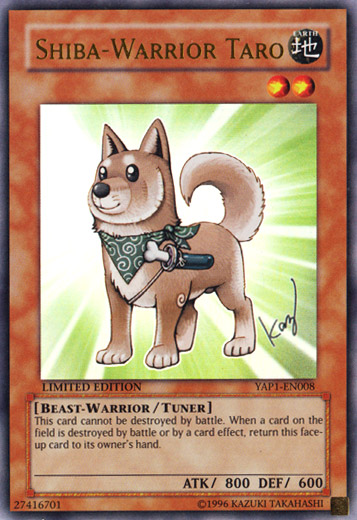 Shiba-Warrior Taro [YAP1-EN008] Ultra Rare | Kessel Run Games Inc. 